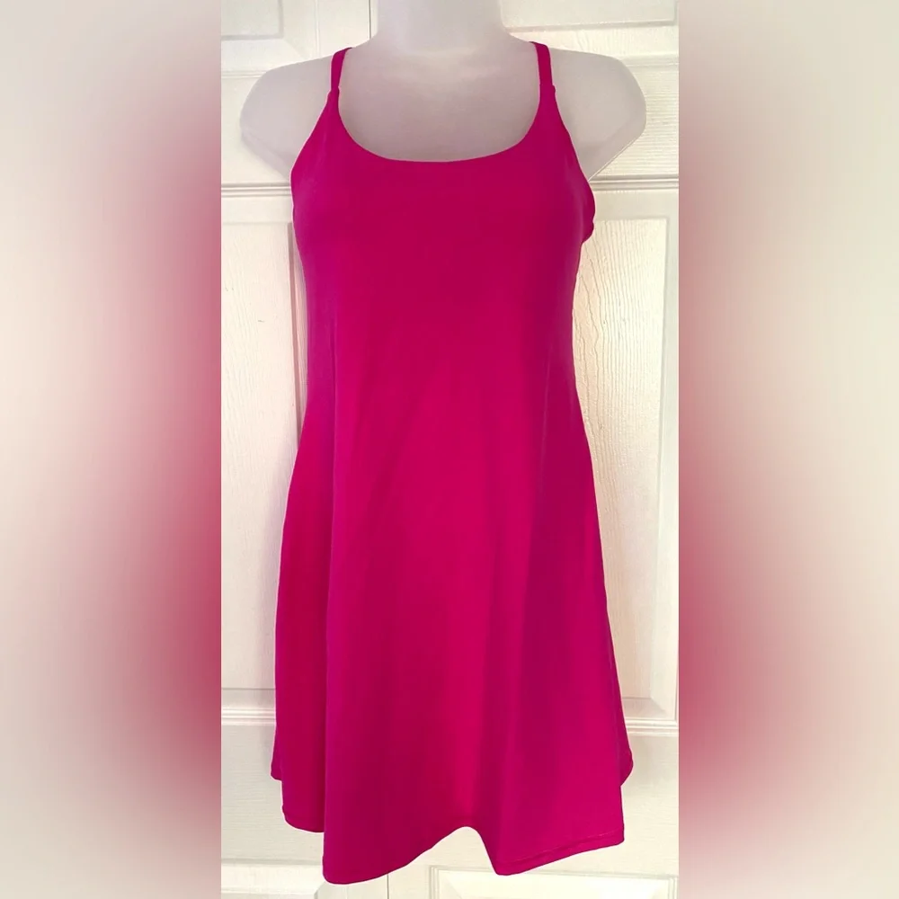 Ewedoos Tennis Dress Athletic Dress Summer Dress Hot Pink Mini size Small